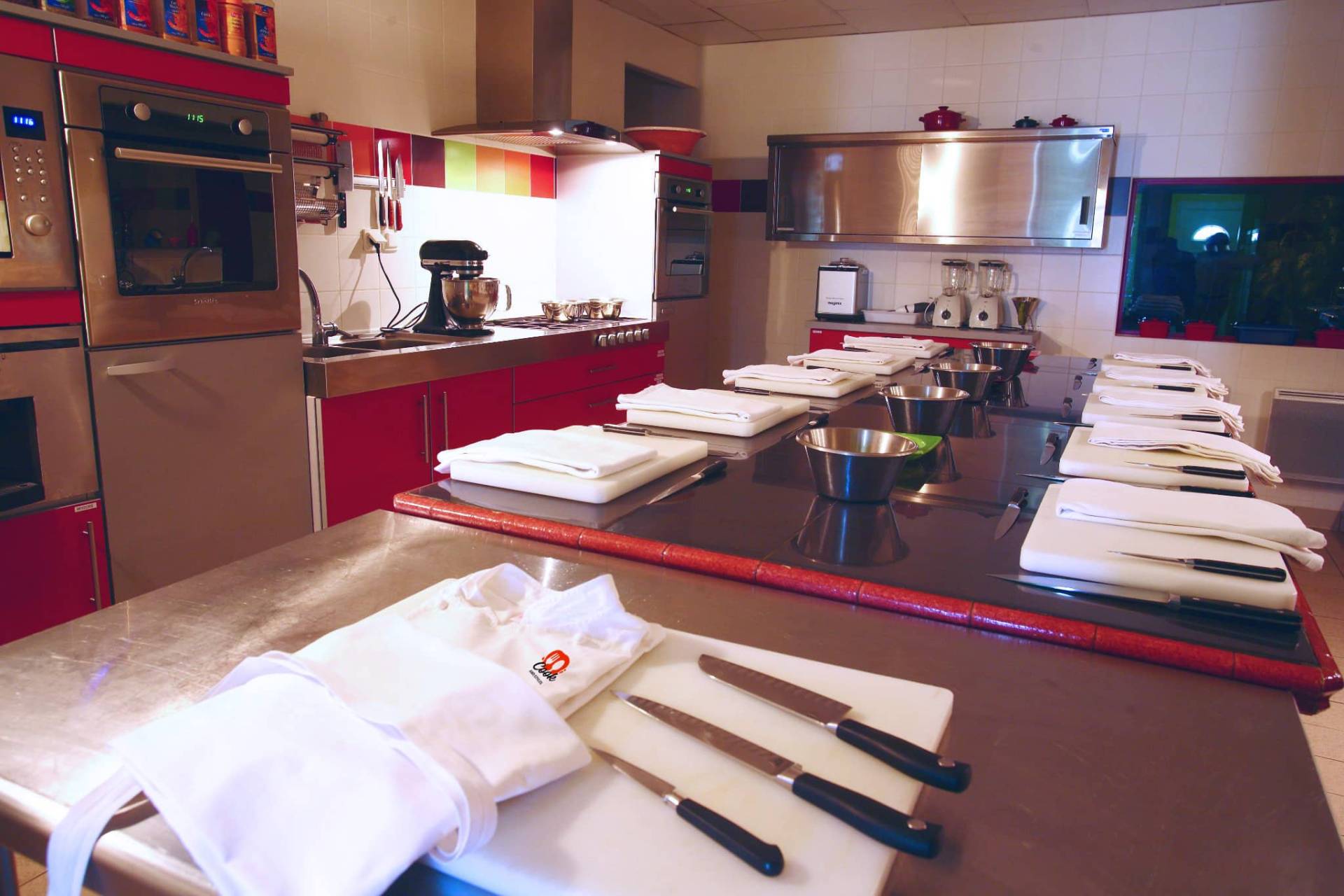 Le nouveau laboratoire de cuisine de Cook and Styles, qui sera aussi un espace dédié aux cours de cuisine à Rully (71)